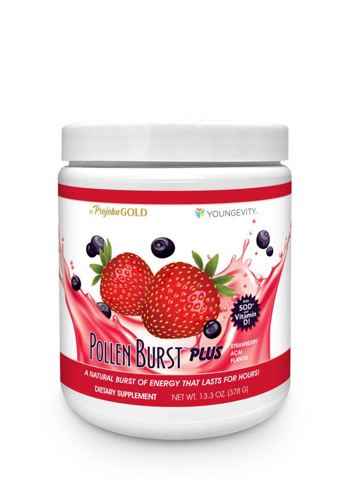 Pollen Burst™ Energy Drink – Strawberry Acai